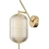 Sieninis šviestuvas Kinkiet Domoletti WALL LUMINAIRE LED C2360-1C GOLD