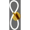 Sieninis šviestuvas Kinkiet Domoletti WALL LED LIGHT TIGRIS 4000K GOLD