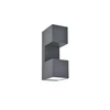 Sieninis šviestuvas Lutec Wall outdoor luminaire Fari LED 10W 3K 1200LM IP54 dark pilkas