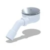 Ani_Plast ŽEMAS SIFONAS DUŠO PADĖKLUI 90MM CHROM