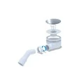 Ani_Plast ŽEMAS SIFONAS DUŠO PADĖKLUI 90MM CHROM