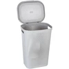 Skalbinių dėžė Curver Infinity Dots, 60 l, pilka, 44 cm x 35 cm