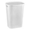 Skalbinių dėžė Curver Infinity Dots, 60 l, balta, 44 cm x 35 cm