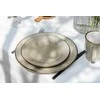 Domoletti PLATE PAD PRINT MET RIM BROWN 21CM