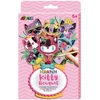Skrāpēšanas komplekts Avenir Scratch Kitty Bouquet, rozā