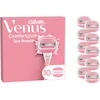 Skustuvo moterims Gillette Venus ComfortGlide Spa Breeze keičiamos galvutės, 10 vnt.