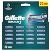 Skustuvo vyrams galvutės Gillette Mach3, 20 vnt.