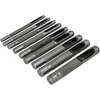 Skylių pramušėjų rinkinys, FASTER TOOLS, 9 vnt.