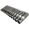 Skylių pramušėjų rinkinys, FASTER TOOLS, 12 vnt.