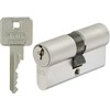 Spynos cilindras Abus A93NP, europinis, DIN, standartinis, 115 mm, nikelio