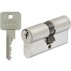 Spynos cilindras Abus A93NP, europinis, DIN, standartinis, 115 mm, nikelio