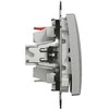 Schneider Electric JUNGTIS 1 polių IP44 ALU Sidabrinis SEDNA DESIGN