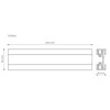 Bėgelis bėginei sistemai DPM X-Line STS002W, -, 0