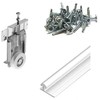Bėgių komplektas Laguna Fastor Kit, stumdomosioms vidaus durims, 205 cm