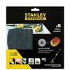 Šlifavimo tinklelis Stanley STA39297-XJ, 120 - 240, DIA 22.5 cm, 5 vnt.