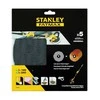 Šlifavimo tinklelis Stanley STA39297-XJ, 120 - 240, DIA 22.5 cm, 5 vnt.