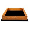 Medinė smėlio dėžė Springos PS120IE 120x120 CM