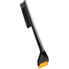 Fiskars Solid 75cm sniego šepetys su ledo gremžtuku, juodas