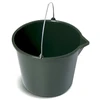 Prosperplast Plastikinis kibiras, su piltuvėliu, su rankena, juodos sp., 12 l