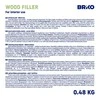 Briko WOOD FILLER INTERIOR BRIKO BIRCH 0.48KG