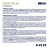 Briko WOOD FILLER INTERIOR BRIKO PINE 0.48KG