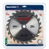 Pjovimo diskas medienai Specialist Wood; 205x1,4x30/20/16 mm; Z24