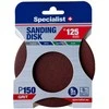SPECIALIST+ šlifavimo popierius P150, 125 mm, 5 vnt.
