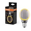 Dekoratyvinė LED lemputė OSRAM O-FILAMENT, G80, E27, 4W, 1800K, 110lm, dimeriuojama
