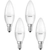 LED lemputės OSRAM BASE CLASSIC, E14, B40, 2700 K, 5,5 W, 470 lm, non-dim, 4 vnt