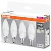 LED lemputės OSRAM BASE CLASSIC, E14, B40, 2700 K, 5,5 W, 470 lm, non-dim, 4 vnt