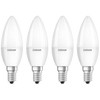 LED lemputės OSRAM BASE CLASSIC, E14, B40, 2700 K, 5,5 W, 470 lm, non-dim, 4 vnt