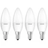 LED lemputės OSRAM BASE CLASSIC, E14, B40, 2700 K, 5,5 W, 470 lm, non-dim, 4 vnt