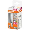 LED lemputė OSRAM, E14, B40, žvakės formos, 4,9W, 2700K, RGBW, 470 lm, matinė, su pulteliu