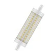 LED lempa Osram R7S, 118mm, 12.5W, 2700K, 1521lm, skaidri