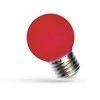 LED lempa, Spectrum, P45, 1W, E27, raudonos spalvos