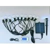 Pakabinamas šviestuvas Domoletti GARLAND SOLAR 10LED 8M 1.12W RGB IP44