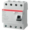 ABB Srovės nuotėkio relė FH204, 25A, 6kA, 30mA AC, 4P