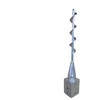 Stiebo dangtelis Garden Center, 65 cm, cinkuotas