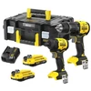 Akumuliatorinių įrankių rinkinys Stanley SFMCK201D2T-QW; 18 V; 2x2,0 Ah akum.