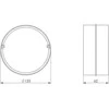 Ventiliatorius Tarpmovė Europlast AS125, 125 mm