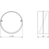 Kondicionierius Ventiliacijos tarpmovė EUROPLAST AV125, D125 mm