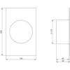Ventiliacijos tarpmovė EUROPLAST VA120, D120