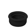 Haushalt Delock RUBBER TRANSITION D50X40 MM Juodas