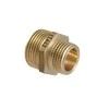 Tarpmovė TDM Brass 112S, 1/2 colio - išorinis sriegis / 1 colis - išorinis sriegis, 1" x1/2"