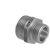 Tarpmovė TDM Brass 112SN, 1/2 colio - išorinis sriegis / 1 colis - išorinis sriegis, 1" x 1/2"