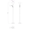 Okko Lampa podłogowa Zumaline FLOOR LAMP F62AMS 60W E27 Juodas