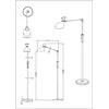 Lampa podłogowa Standart FLOOR LAMP DOUBLE LED BL-1903 12W+3W BL