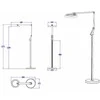 Lampa podłogowa Standart FLOOR LAMP MULTI LED BL-1926 15W Juodas