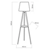Tk_Lighting Toršeras TK LIGHTING VAIO 698, 60 W, E27