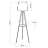 Tk_Lighting Toršeras TK LIGHTING VAIO 698, 60 W, E27